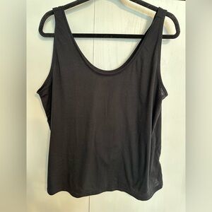 Old Navy Black Scoop Neck Tank Top